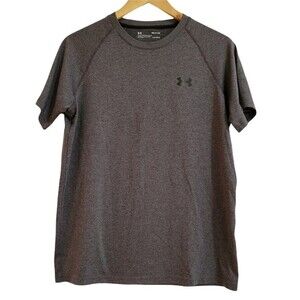 Under Armour Men's Loose Fit Heatgear Gray Tee, Small, Good Used Condition GUC